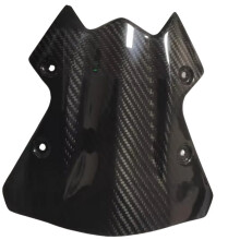 Front Windshield Carbon Fiber Front Windshield Mirror Guide Cover for Z900 2020 2021 2022 2023 2024 2025 2026