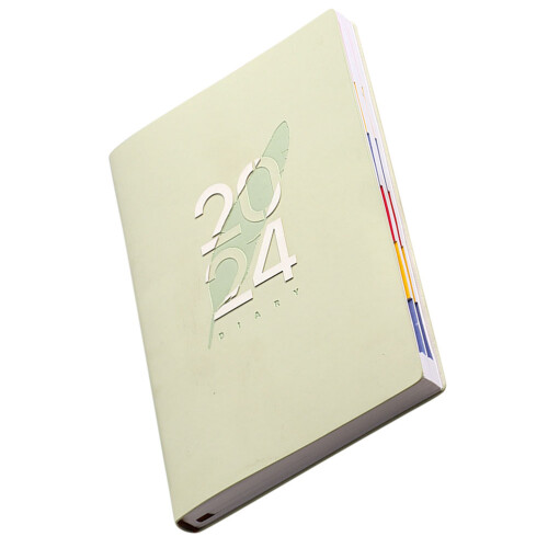 1Schoolplanner Lichtgroene Papieren Lesplanner Efficiënt En Praktisch