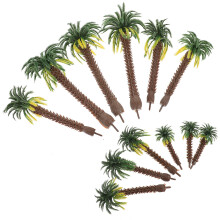 12St Kunstboom Model Voor Mini Landschappen Groen Plastic Decoratie