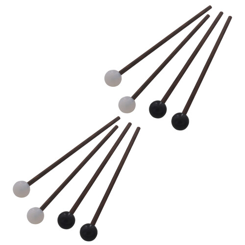4Paren Set Drum Mallets Met Steel En Rubber Voor Percussie