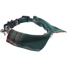 1Groene Kat Halsband Van Stof, Modieus En Comfortabel Huisdieren