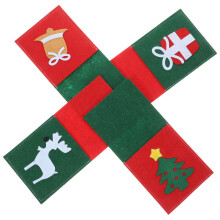 4St Kerst Dinner Bestekhouder Multifunctioneel Decor