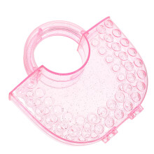 Schattige Roze Plastic Handtas Sieraden En DIY Opslag