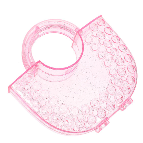 Schattige Roze Plastic Handtas Sieraden En DIY Opslag