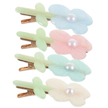 4St Schattige Haarclips Acryl En Metalen Haaraccessoires