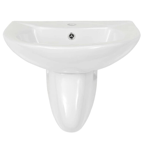 VidaXL vidaXL Basin White 52 x 45 x 49 cm Glazed Ceramic 2