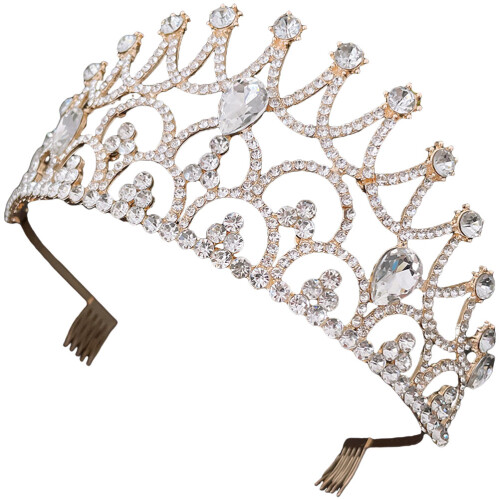 1Bride Stijlvolle Tiara Met Legering En Steentjes