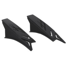 2St Motorhelm Decor Hoorns Creatief Zwart Duurzaam ABS