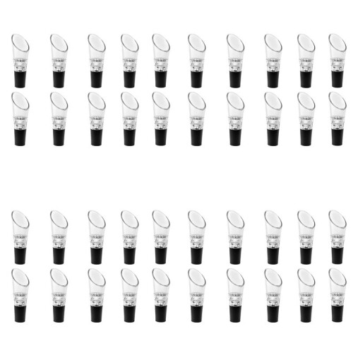 40-Pack Wijnbeluchter, Uitloop, Flessenstop, Karaf, Beluchting, Snelle Karafuitloop