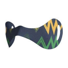 Ansiktsmask med UV-Skydd för Fotbollsfans, Solskyddande UPF 50+, Andningsbar Sportögonmask för Fotbollsfans, Stödjer F