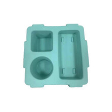 (Green) Outdoor Storage Rack Capacity Snack Container Tray With Cup Holder Multiple Compartments For Bogg Bag Easy To For On-the-go