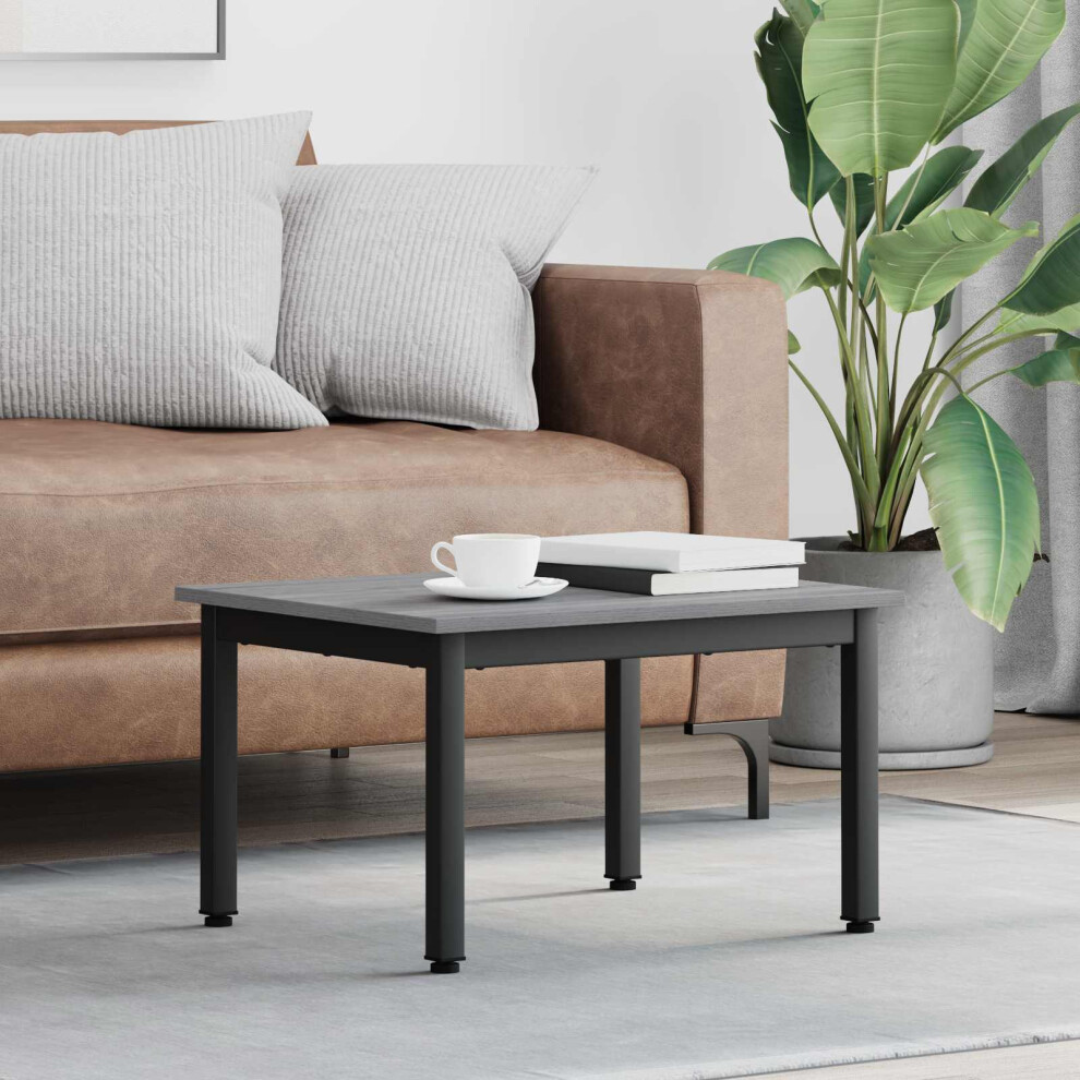 Vidaxl Coffee Table Grey Sonoma 60 X 50 X 36 Cm Engineered Wood
