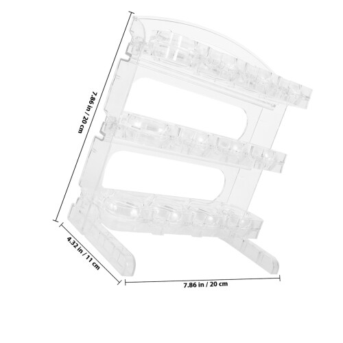 1X Stevige Plastic Ei Container Voor Koelkast En Keukenkast 1