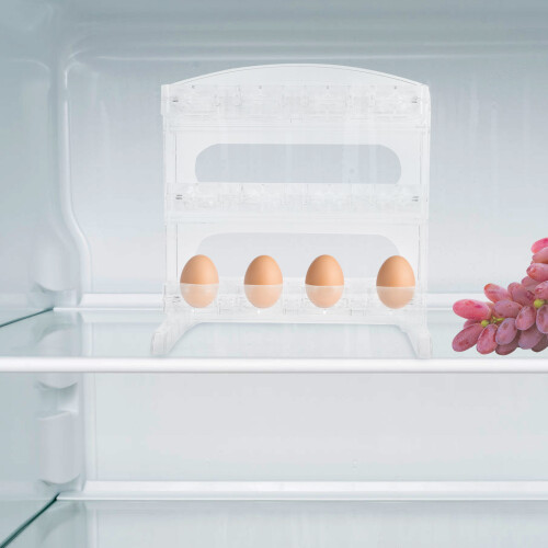 1X Stevige Plastic Ei Container Voor Koelkast En Keukenkast 2
