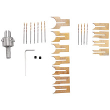24 Stücke Metall Messer Holzbearbeitungs Werkzeuge Holz Perlen Bohrer Dreh Perle Molding 6-25 Mm