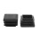 Chair Leg Plastic Blanking End Cap Square Tube Insert Black 20mmx20mm 300pcs 6