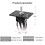 Button Rocker Toggle  Self Reset 6 Pin 3 Position /Down Power Transfer with Plate & Waterproof Cap 7