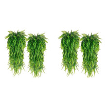 2X 33 Zoll Persische FarnbläTter, Ranken, Raumdekoration, HäNgende KüNstliche PflanzenbläTter, Gras, Hochzeit, Party, Balkon, Dekoration