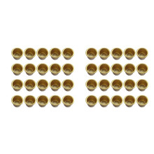 40 Pcs Metalen Kaars Insert voor Taper Kaarsen Decoratieve Kaarshouder DIY Kaarshouder Set voor Boom Kaarsen Tafel