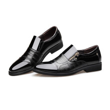Herresko Formelle sko Elegante sko PU-skinnsko Arbeidssko Oxfords Moderne komfortable herresko for karriere, fest, bryllup, svart38