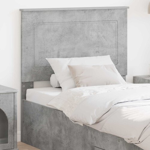 VidaXL vidaXL Headboard Concrete Grey 100 cm Engineered Wood