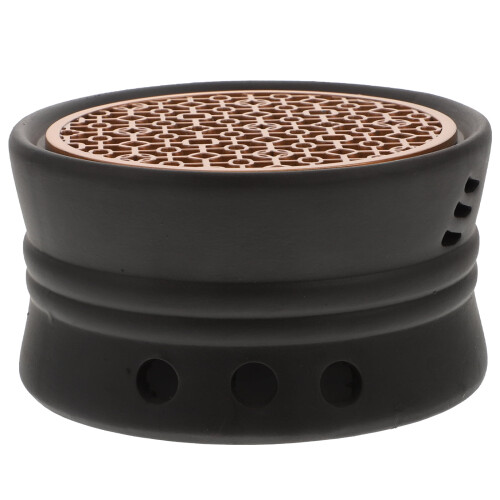 Ceramic Teapot Warmer Copper Base 1 Piece