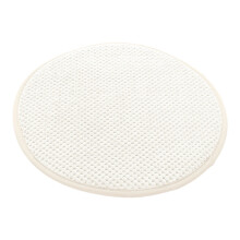 Room Decor 13" Round Thickened Cushion Balcony Bedroom Chair, Gifts for Her, White