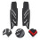 2St Motorhelm Decor Hoorns Creatief Zwart Duurzaam ABS 6