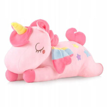 Jucarie Plus Unicorn 66cm Plush Toy Soft Stuffed Animal Multicolor for Kids Adults Gift