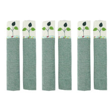 3 Paar Katoenen Deurgreep Covers Koelkast Deurknop Cover Praktische Dubbele Deur Koelkast Handschoenen Protector Thuis Keuken Gereedschap