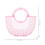 Schattige Roze Plastic Handtas Sieraden En DIY Opslag 2
