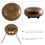 1Set Draagbare Tongdrum Met Malletten Creatieve 4