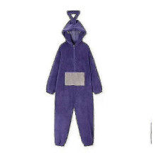 (XL, purple) Carnivalhome 4 Colors Teletubbies Cosplay For Adult Funny Tinky Winky Anime Dipsy Laa-laa Po Soft Long Sleeves Piece Pajamas Costume Bzsm