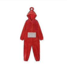(S, red) Carnivalhome 4 Colors Teletubbies Cosplay For Adult Funny Tinky Winky Anime Dipsy Laa-laa Po Soft Long Sleeves Piece Pajamas Costume Bzsm