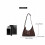 Bolsa Tiracolo Retro Clássica em Pele para Mulher, Versátil, Elegante e Resistente 5