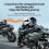 Motorcycle Helmet Headset Waterproof  5.0 Intercom Wireless Earphone Stereo with Mic 6