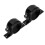 2PCS Black 60mm Single Mount Bracket with Fuel Filter External Clamp Cradle, Compatible with 044 38 Fuel Pump Models 1