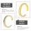 4St Metalen Dames Ring Set Verstelbaar Elegant 4
