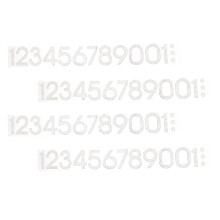 40St Handgemaakte Rhinestone Nummer Patches Voor Sjaals En