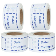 4Rollen Multifunctionele Voedsellabels Zelfklevend En Draagbaar