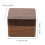1Guitar Pick Carrying Case Compact Koffiekleurig Houtdesign 2