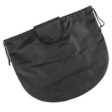 Zwarte Helm Opbergtas Polyester Draagbare Trekkoord Helmhoes