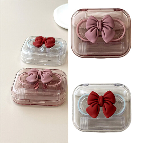 Boîte de conteneur de boîtier de support de lentille de-Rose 2
