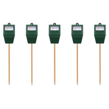5X Misuratore di Umidità del Suolo, Misuratore 'Acqua per Piante per Interni Ed Esterni, Sensore Igrometro per Suolo per Piante In Vaso, Giardino,