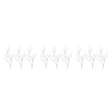 9 x Künstliche Weiße Trockene Pflanze Ast Hochzeit Party Decor