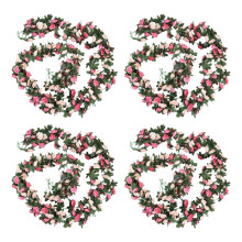 8 Pezzi di Fiori Artificiali di Rose Artificiali Floreali Finti Appesi Un Ghirlande Decorazioni per Matrimoni