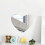 Nordic Acrylic Mirror Wall Decor Silver 20.8 x 16.5 cm 1