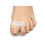 Toe Separators with 2 Loops - Pack of 4 Soft Gel Correctors - White 1