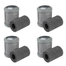 4X Filtro e Spugna per T116 Aspirapolvere Filtro di Scarico Post Motore H-Free 100 Serie Filtro Polvere per Ridurre La Polvere 2