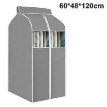 (Grey60x48x120) Meini Dust-proof Hanging Clothes Garment Bag Organizer Storage Cs